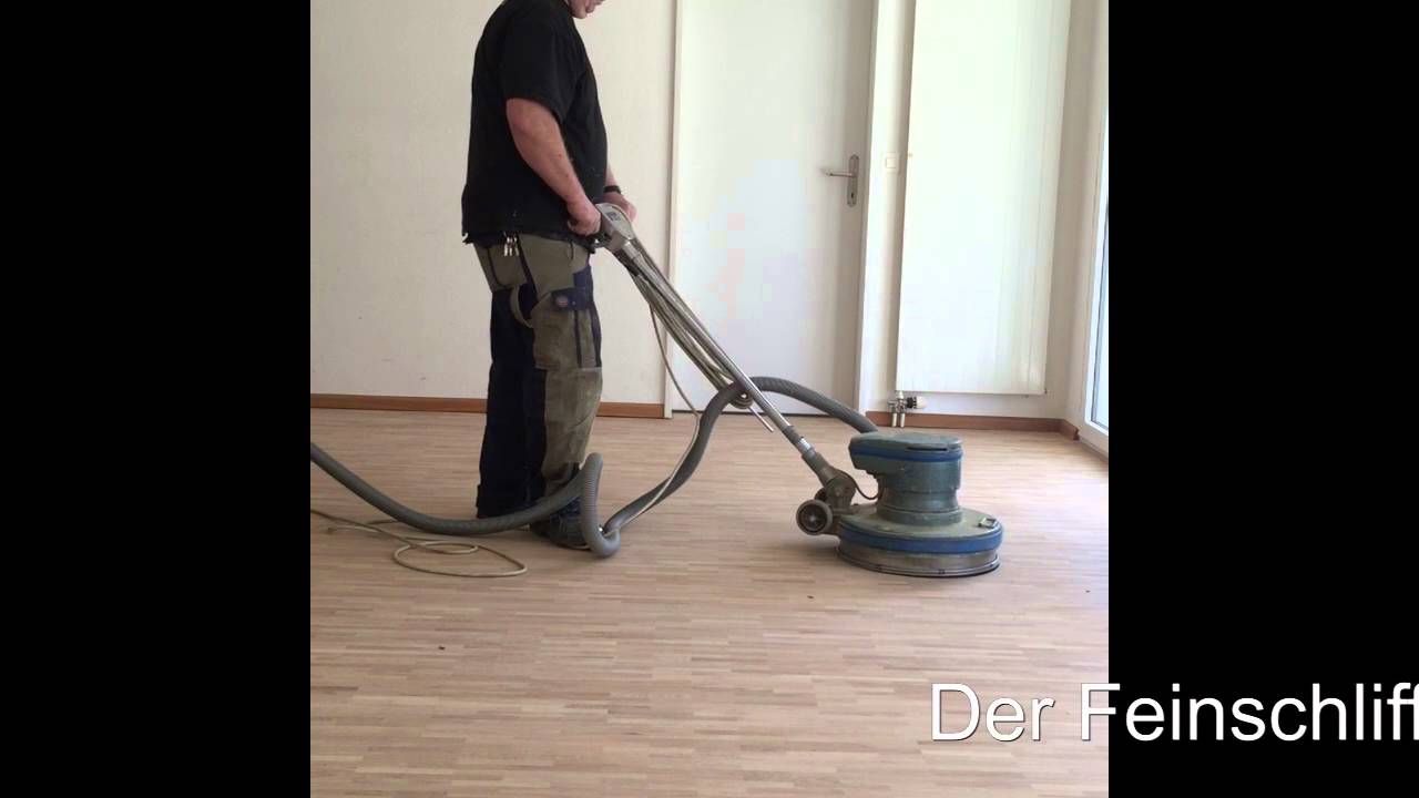 Parkett schleifen und versiegeln