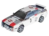 TAMIYA 300058667-1:10 RC Audi Quattro Rally A2 (TT-02), ferngesteuertes Auto/Fahrzeug, Modellbau, Bausatz, Hobby, Zusammenbauen