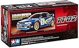 Tamiya 58631-1:10 RC Subaru Impreza MC 99 TT-02, ferngesteuertes Auto, RC Fahrzeug, Modellbau, Bausatz zum Zusammenbauen, Hobby, Basteln