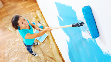 Wände streichen – Farbliche Akzente in Wohnräumen setzen