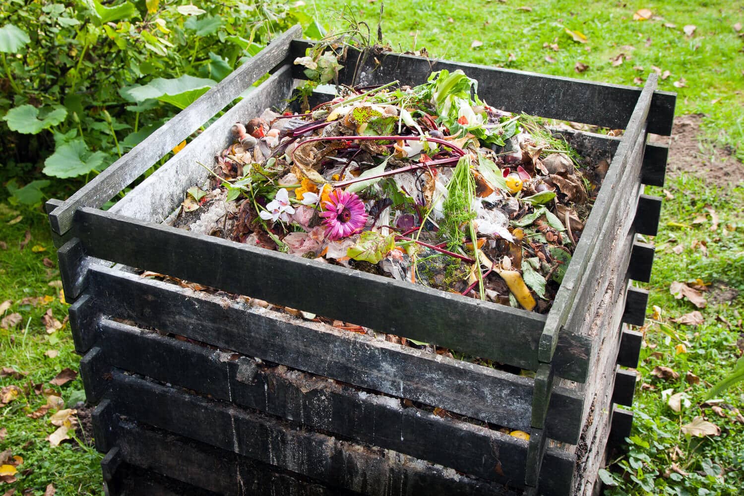 shelfplaza® HOME Komposter 100x110x40 440L Bio Garten Abfall Kompost 