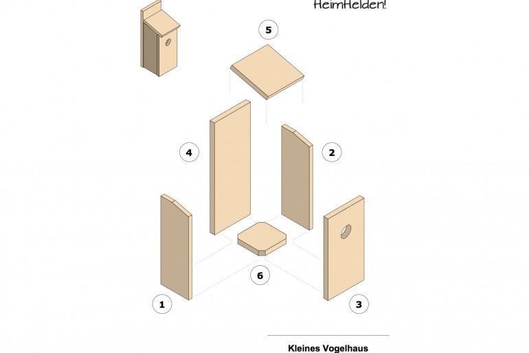 Bauanleitung Vogelhaus
