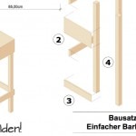 Bauanleitung Barhocker