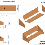 Bauanleitung Buchständer