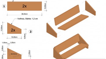 Bauanleitung Buchständer