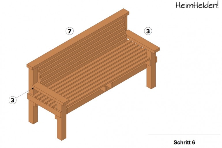 Bauanleitung Holzbank