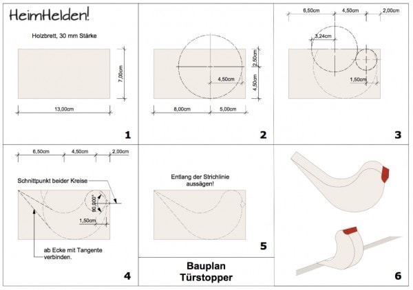 Bauanleitung Türstopper