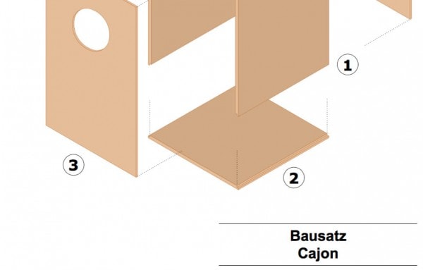 Bauanleitung Cajón