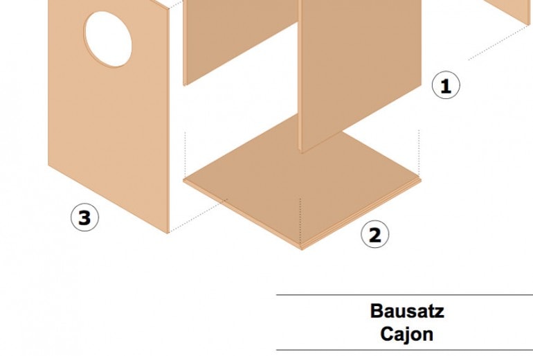 Bauanleitung Cajón