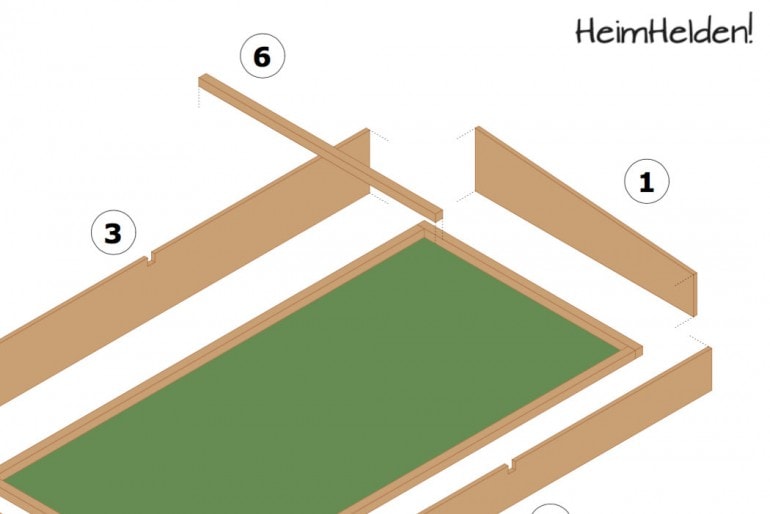 Bauanleitung Hochbeet