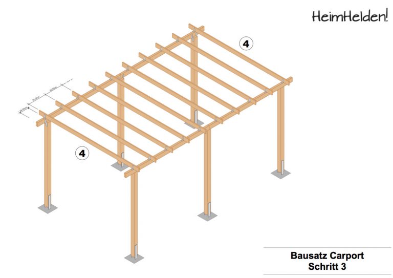 Bauanleitung Carport
