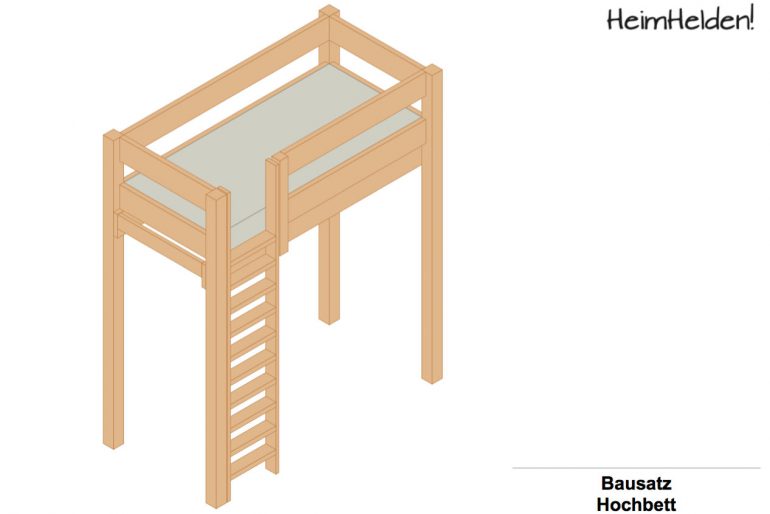 Bauanleitung Hochbett