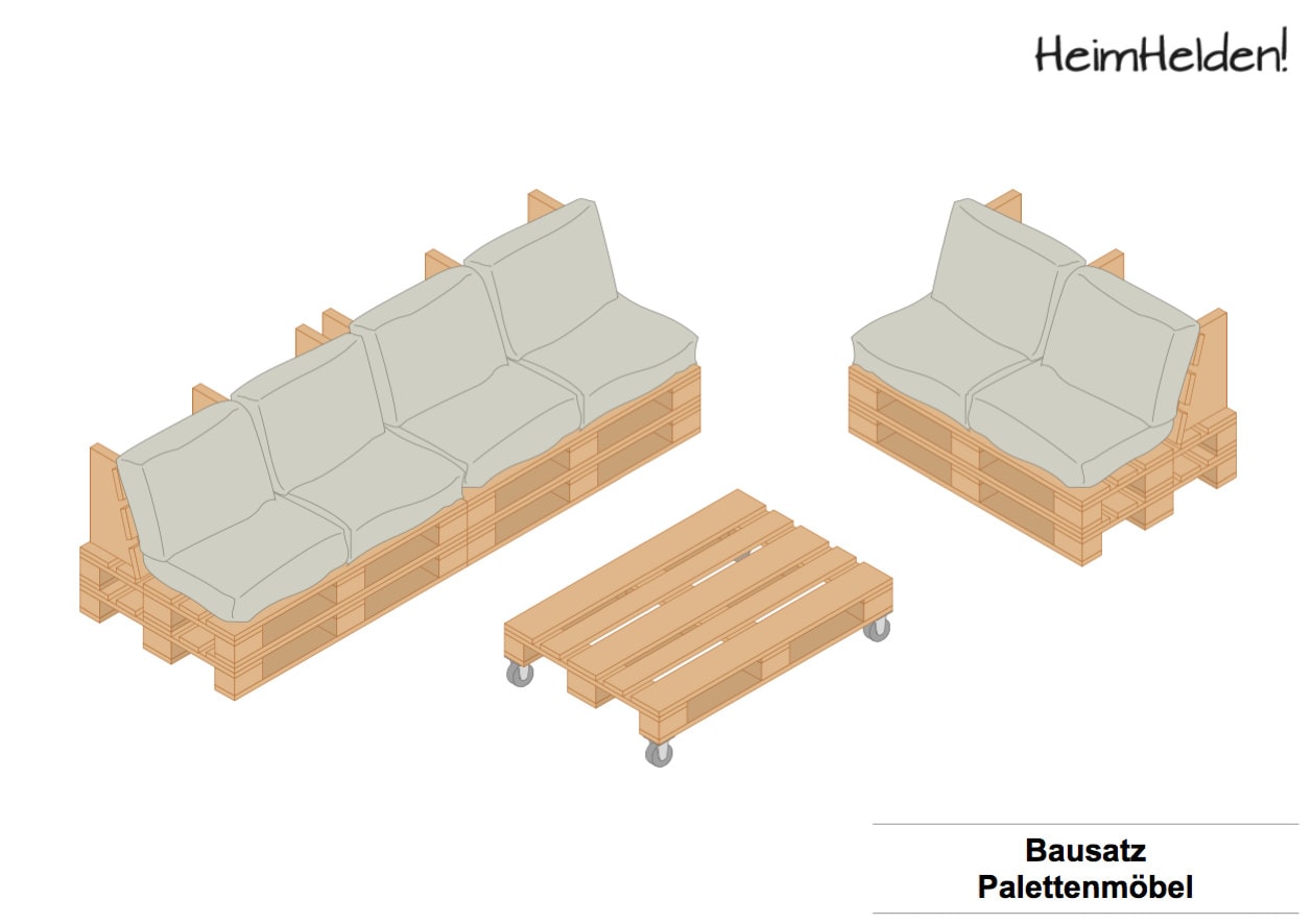 Bauanleitung Palettenmobel Heimhelden
