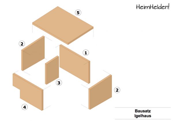 Bauanleitung Igelhaus