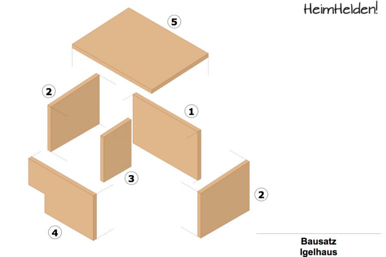 Bauanleitung Igelhaus