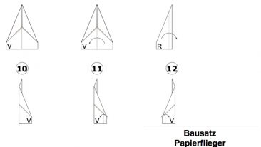 Bauanleitung Papierflieger