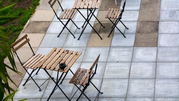 Terrassenplatten reinigen