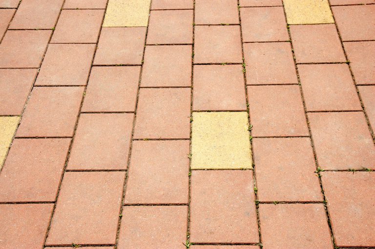 Terrassenplatten streichen