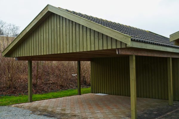 Satteldach auf dem Carport – Kombinierte Bauelemente mit praktischen