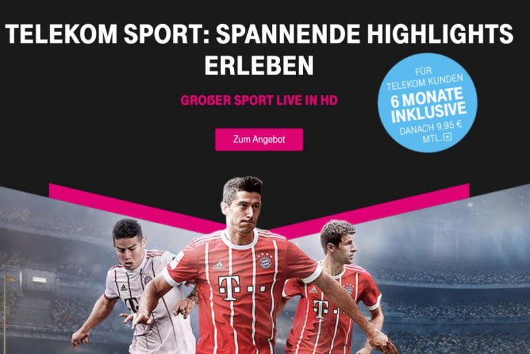 Sportunterhaltung für zuhause – vom Sofa bis zum Telekom Sport-Paket