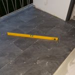 Granitplatten verlegen