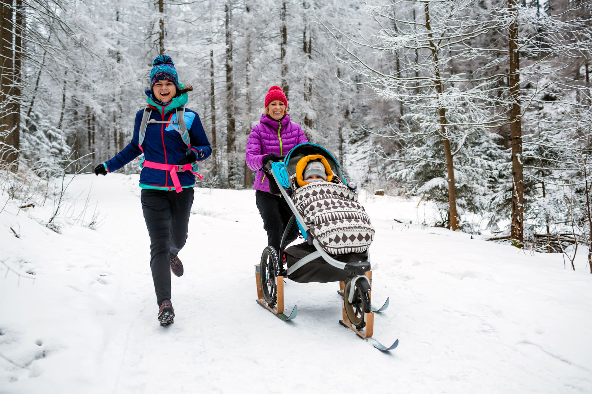 Warmer Winterfußsack für Buggy Kinderwagen Schlitten Winter Fußsack Babyfußsack 