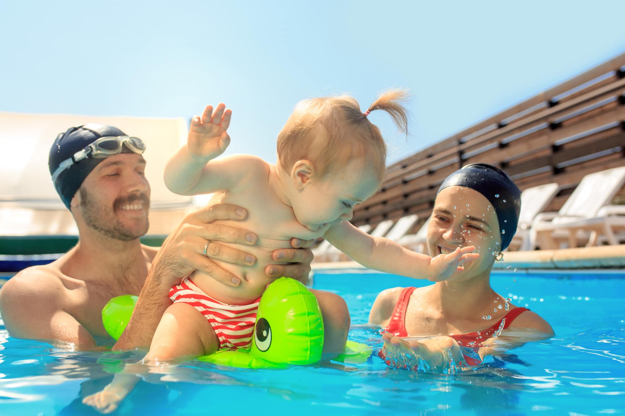 PHOGARY Baby Schwimmwindel für Baby Baby Badehose 0-3 Jahre babysachen 2STK 