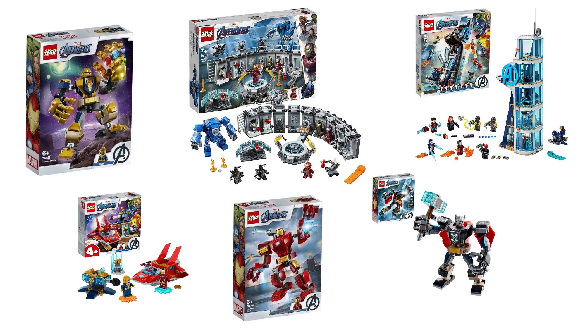 8PCS Marvel Avengers DC Super Hero Mini Figur Set passt LEGO Kinder Geschenk Neu 