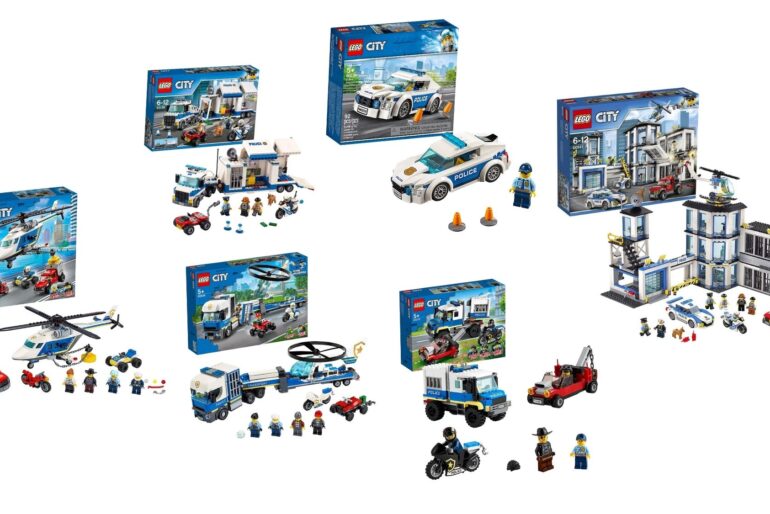 Lego-Polizei-Spielzeuge