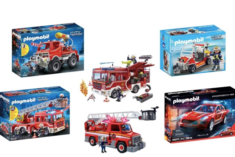 Playmobil-Feuerwehrautos