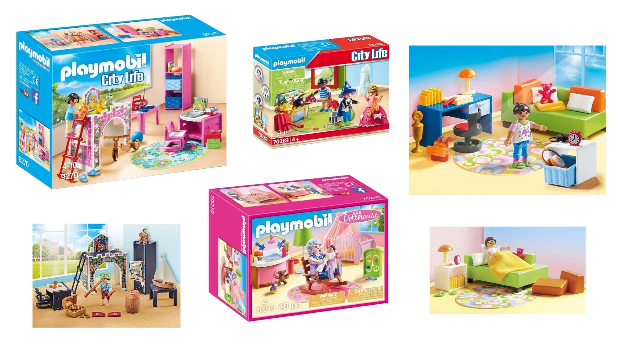 Playmobil Fröhliches Kinder Spielzeug Zimmer mit Möbeln & Figur für Mädchen ab 4 