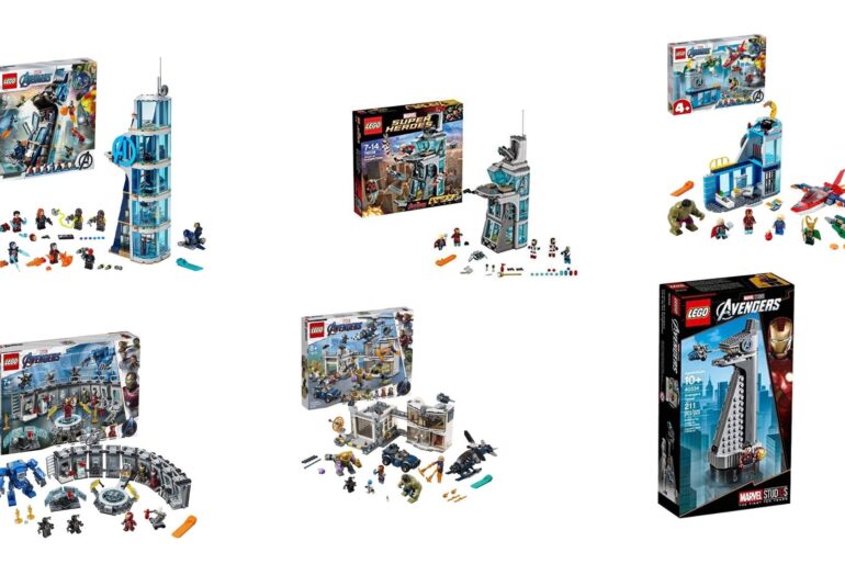 Lego-Avengers-Sets mit Gebäuden