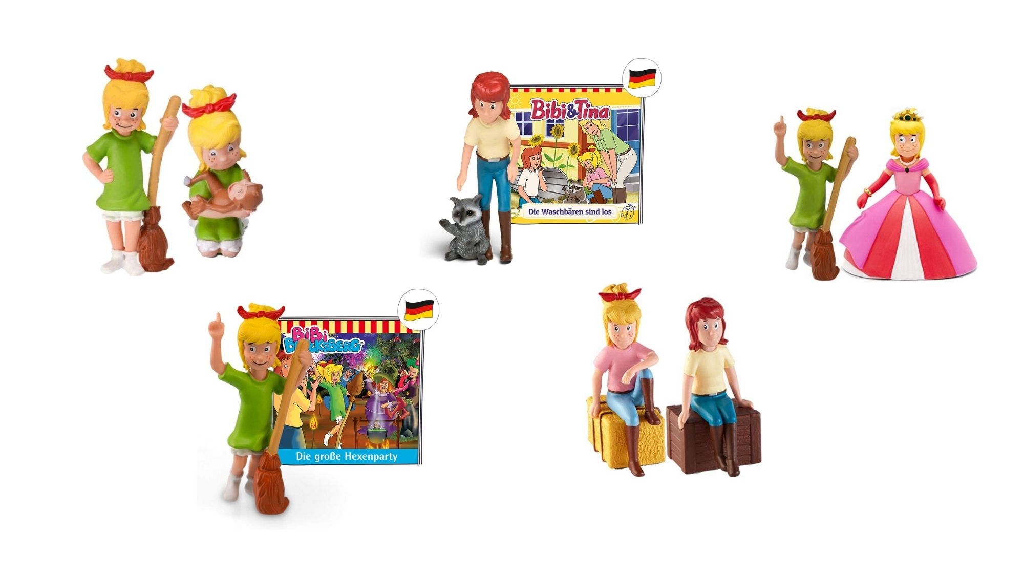 Bibi und Tina ca Die Waschbären sind los tonies Hörfiguren für Toniebox 
