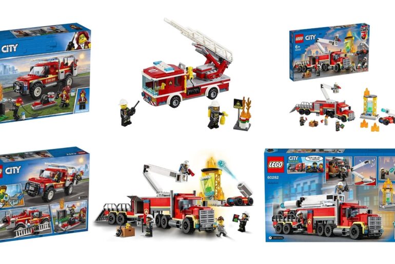 Lego-Feuerwehrautos