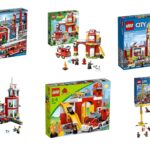 Lego-Feuerwehrstationen