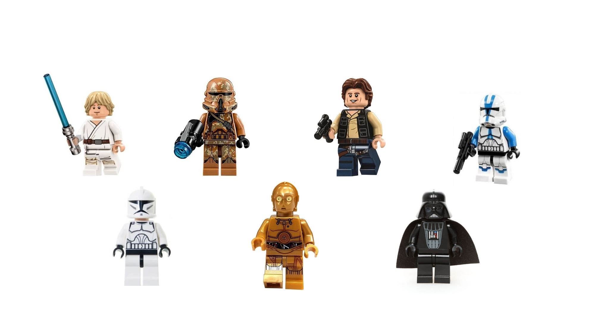LEGO Minifiguren Star Wars Viele Zur Auswahl Von Figuren Boxen Poly Beutel 