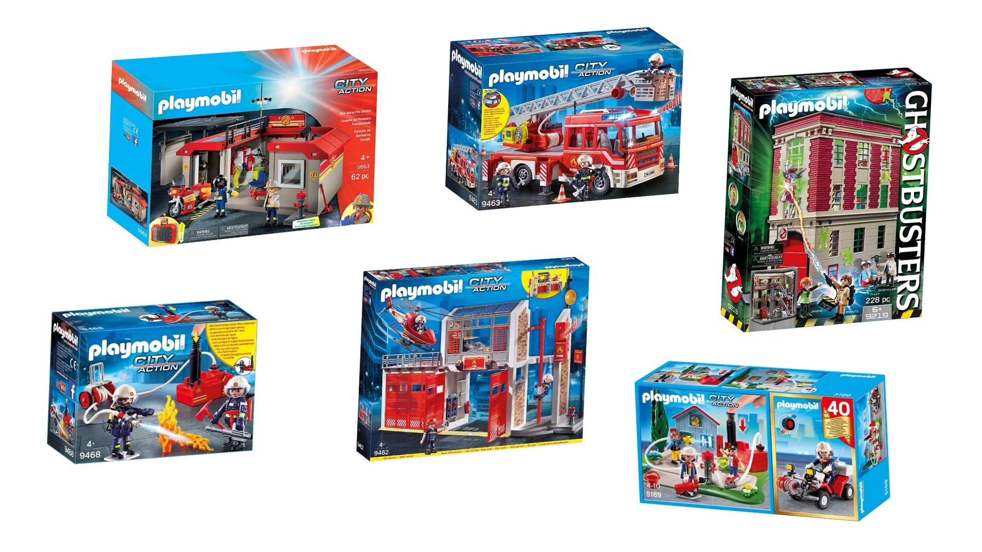 PLAYMOBIL 71193 Mitnehm-Feuerwehrstation Feuerwache in Hamburg