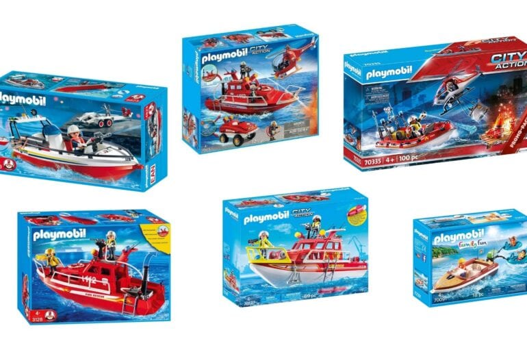 Playmobil-Feuerwehrboote