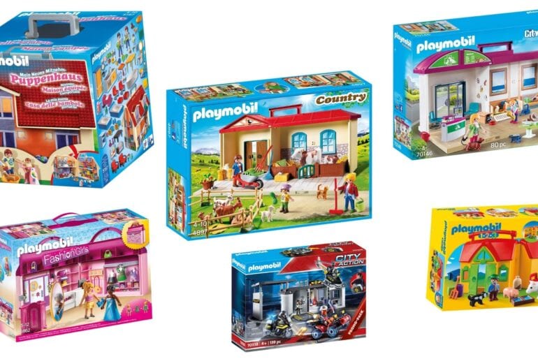 Playmobil-Mitnehmhäuser