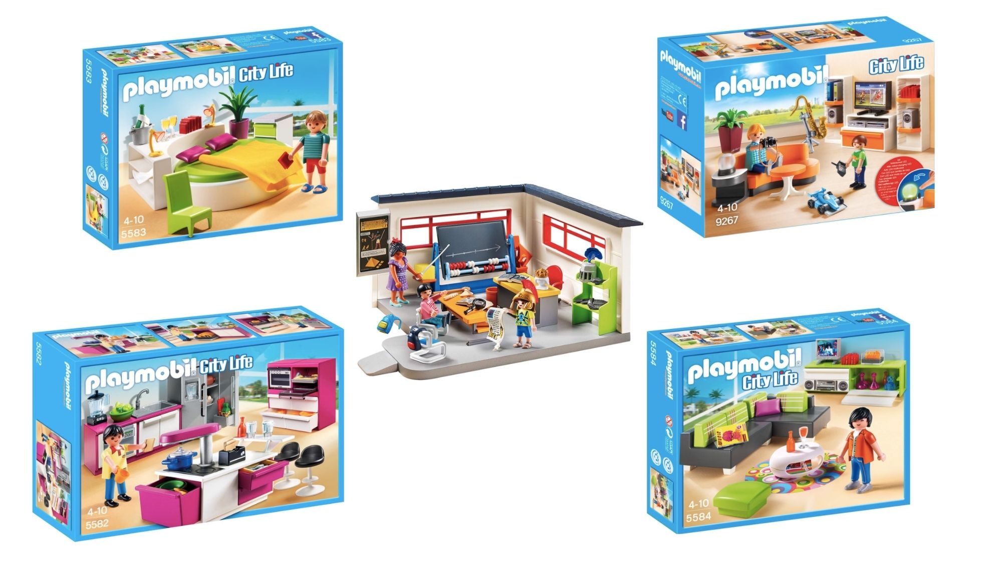 Möbel Playmobil Einrichtung Zubehör Küche Babyzimmer Wohnzimmer usw 