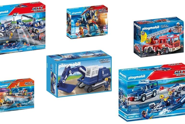 Playmobil-THW-Spielzeuge