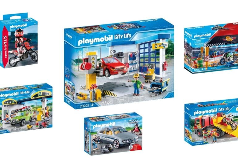 Playmobil-Werkstätten