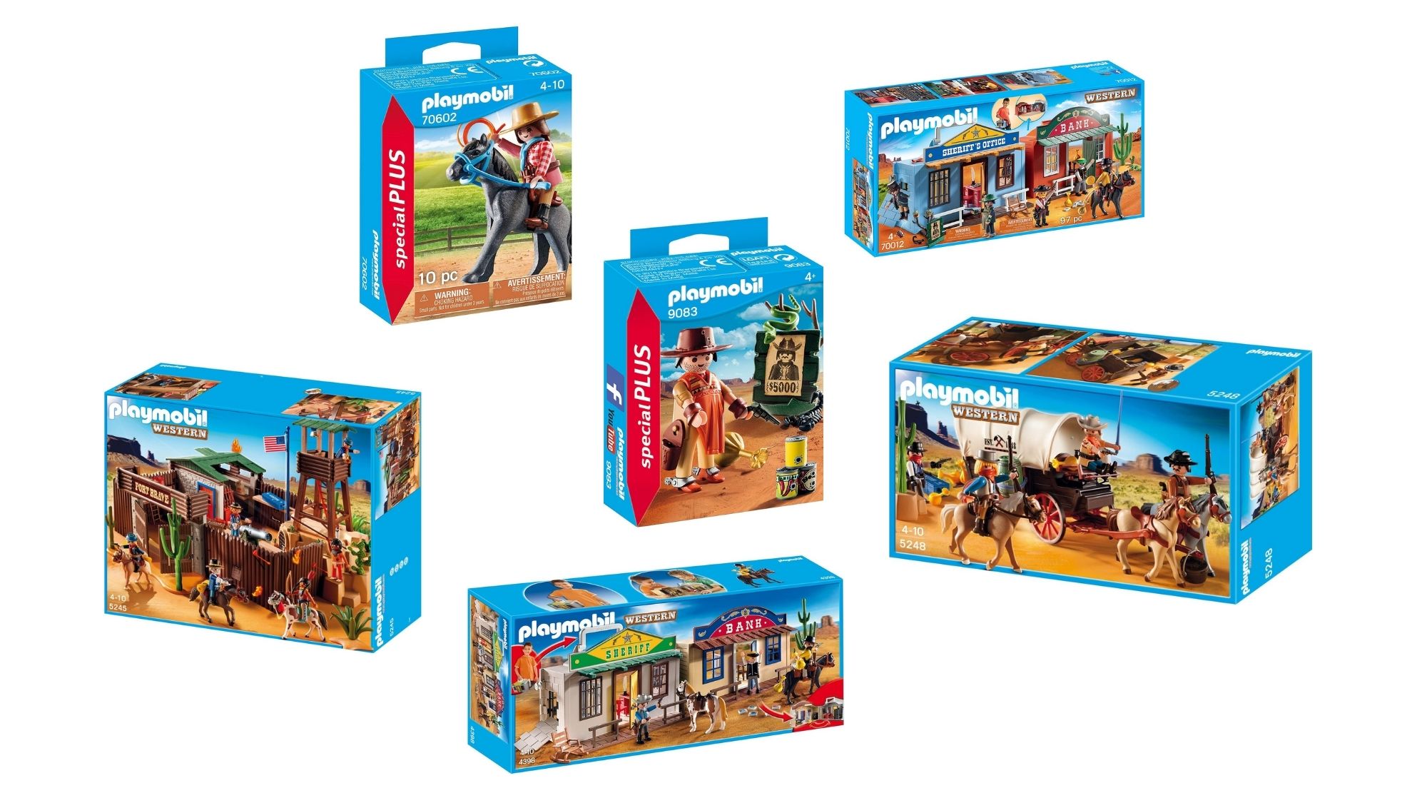 Playmobil Western Indianer 2 x Wolfsumhang grau unbespielt top 