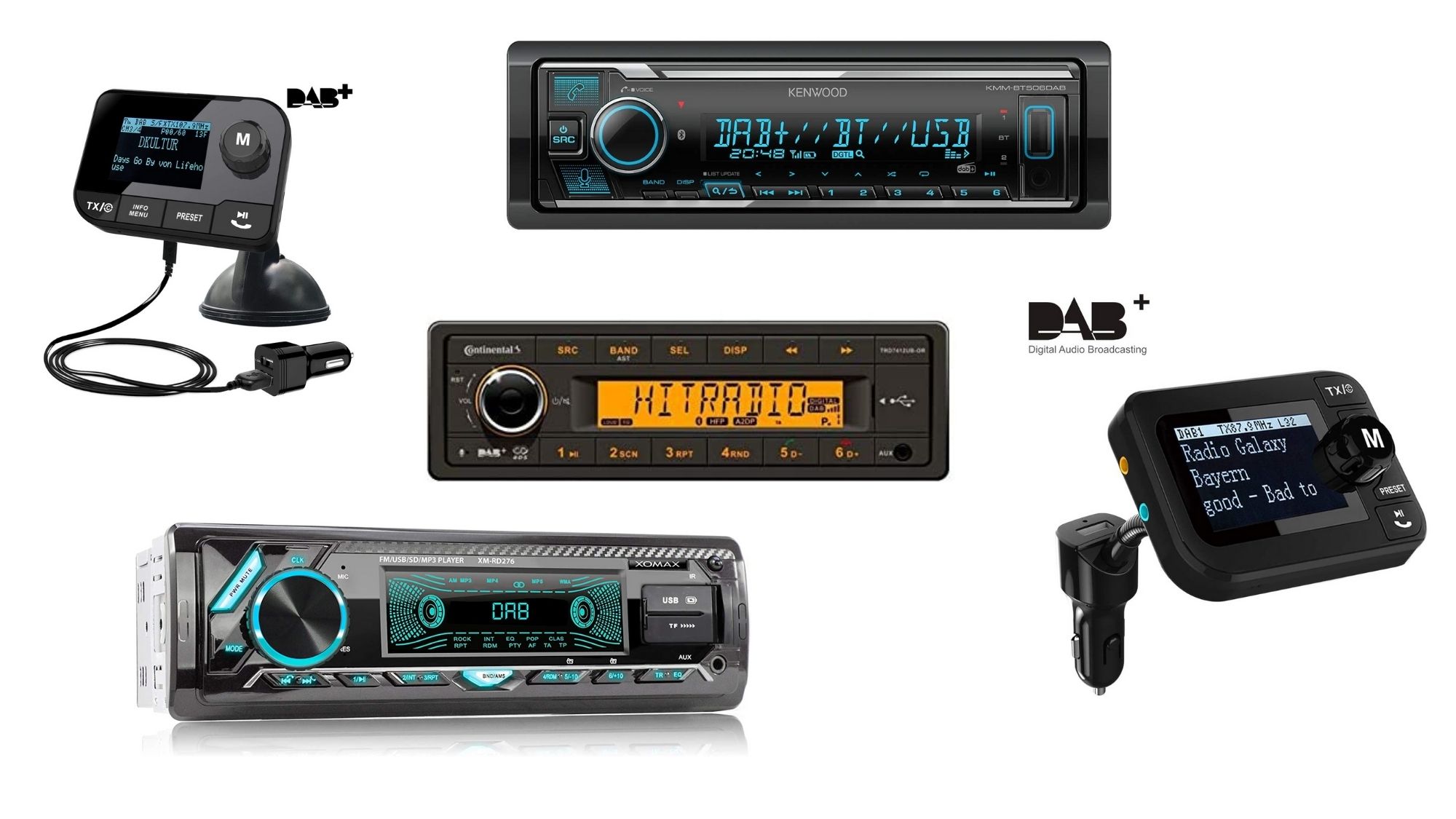 Caliber Autoradio Bluetooth - Auto Radio Bluetooth USB - DAB+ / FM - 1 DIN Radio  Auto - Retro Design - Mit Freisprechfunktion und LCD-Anzeige - Schwarz :  : Elektronik & Foto