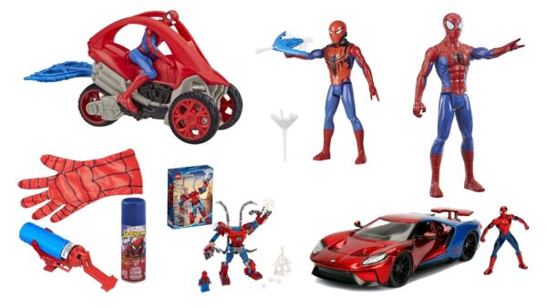 Superheld Spider-man Figur Actionfiguren & Handschuhe Kinder Launcher Spielzeuge 