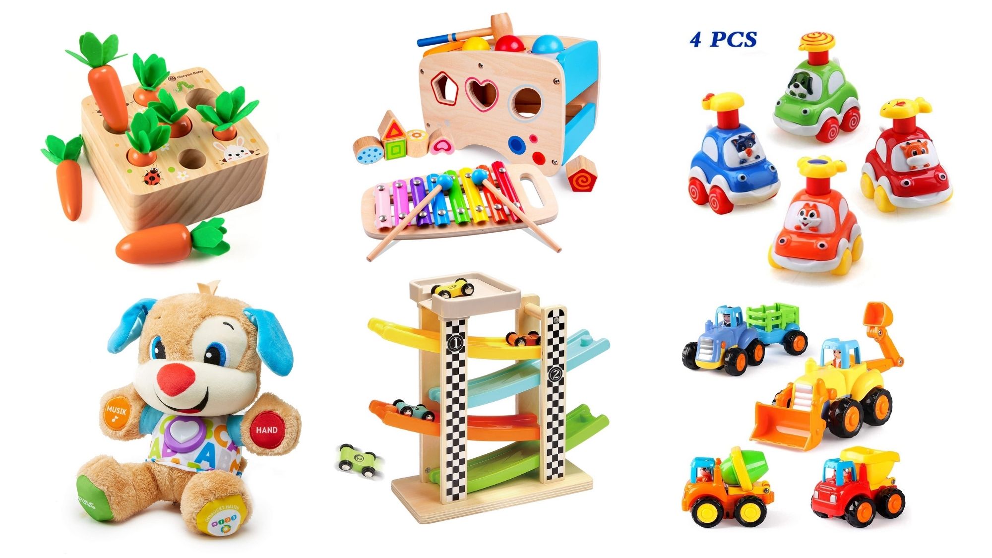 Kinder Auto Spielzeug mit BallonLustiges Lernspielzeug für Kleinkinder 