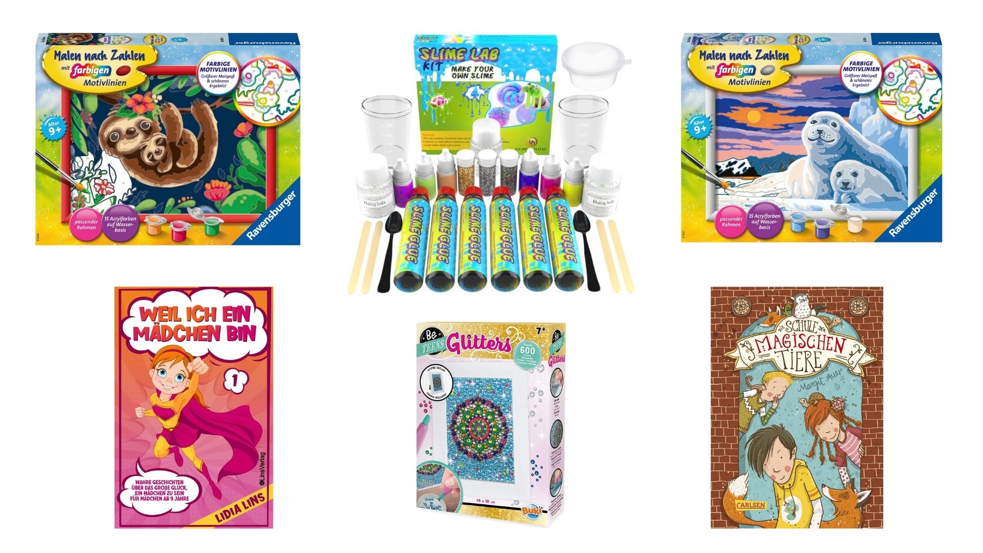 Einhorn Schleim Set Zum Selber Machen Ideal Für Mädchen Und Jungen GlitzerFluffy Einhorn Schleim Set Zum Selber Machen Ideal Für Mädchen Und Jungen GlitzerFluffy