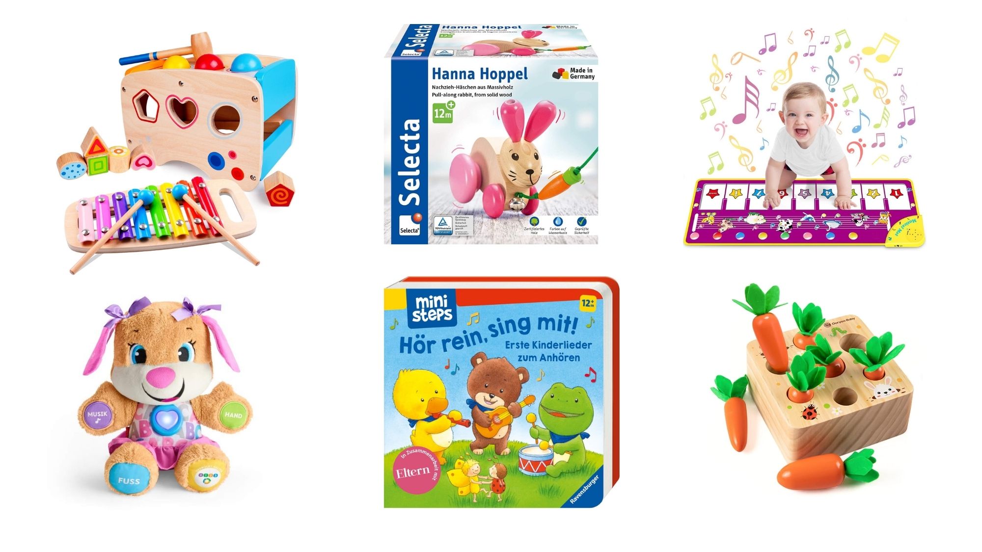 Kinderspielzeug Geschenke Maedchen Spielzeug ab 1Jahr,2 3,4 Jahre Babyspielzeug 