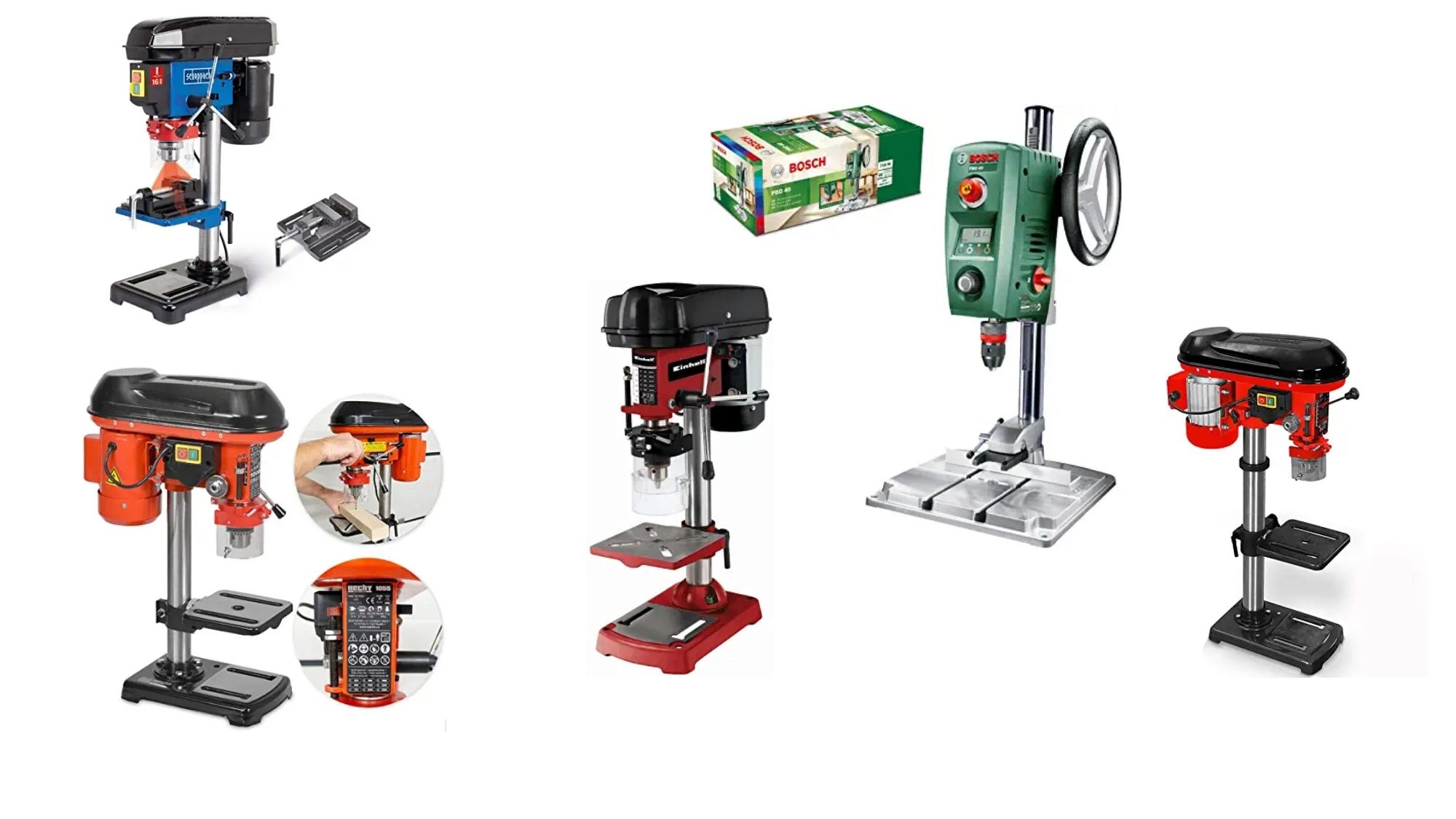 Image of Güde GTB 16/500 VARIO bench drill on Amazon website