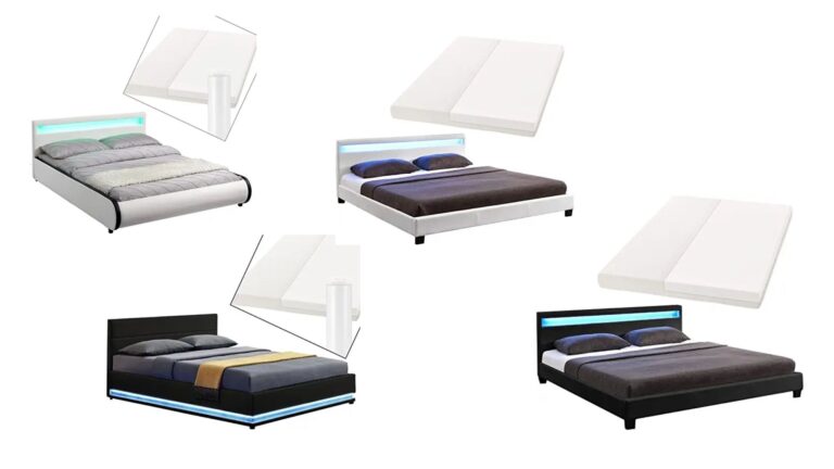Bett 140x200 mit Matratze und Lattenrost